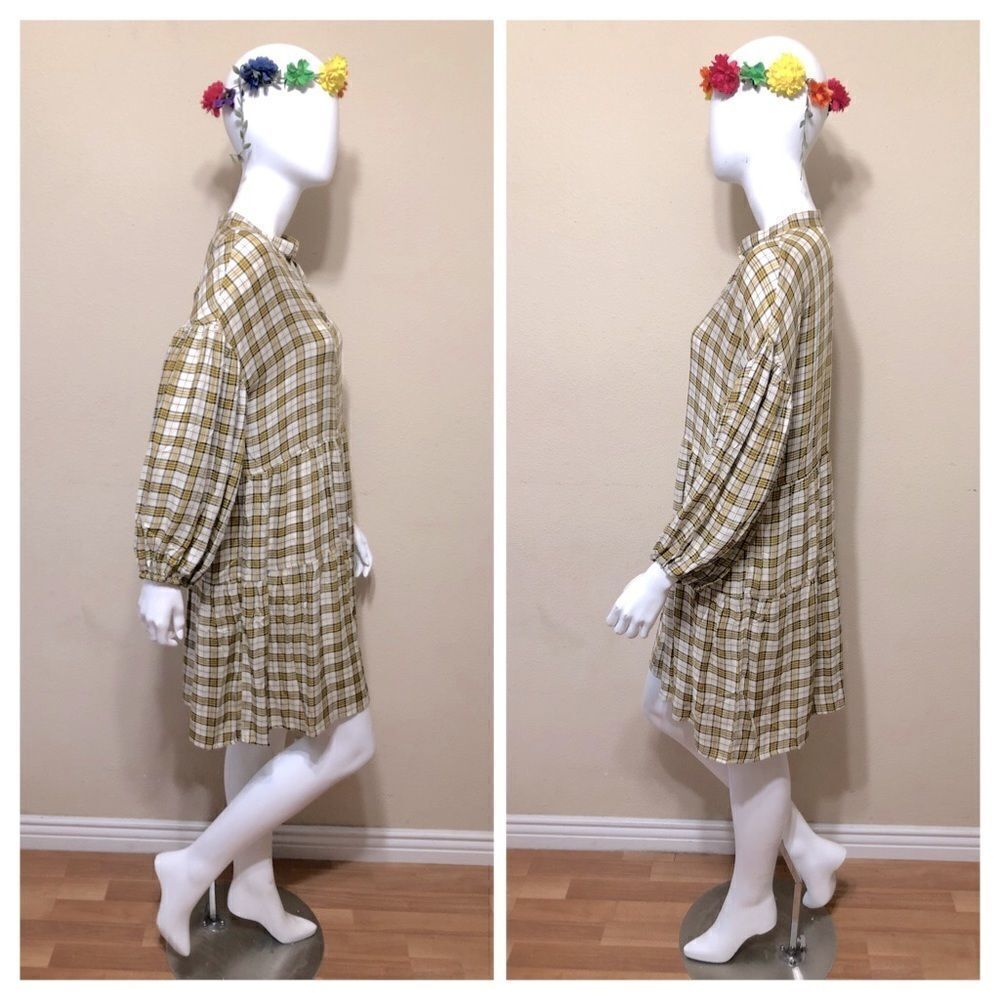 Max Studio 3/4 Sleeve Shirt Dress Size Large - Picture 3 of 10